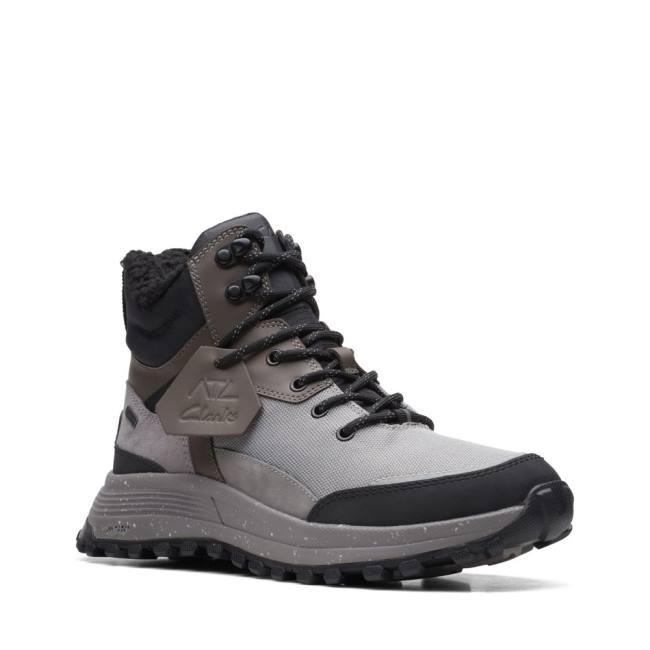 Botki Damskie Clarks ATL Trek Sky GORE-TEX Szare | CLK041NRO