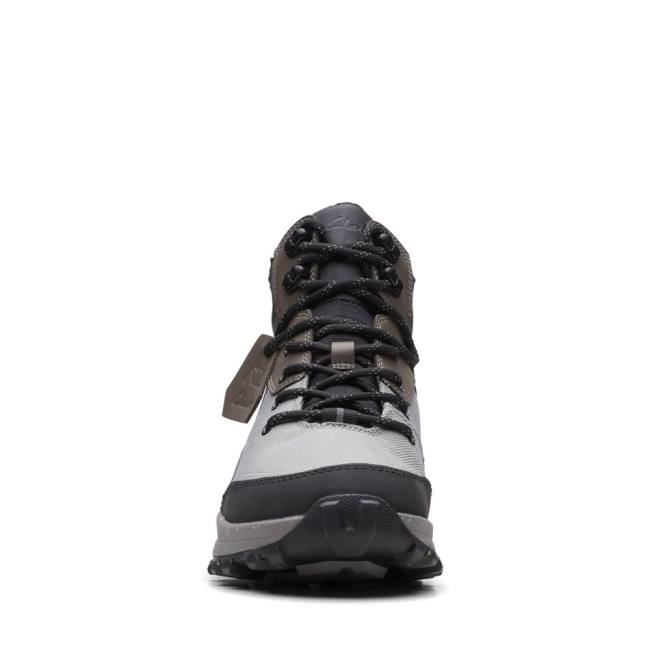 Botki Damskie Clarks ATL Trek Sky GORE-TEX Szare | CLK041NRO