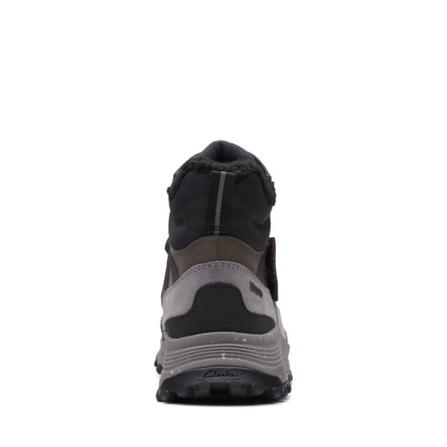 Botki Damskie Clarks ATL Trek Sky GORE-TEX Szare | CLK041NRO