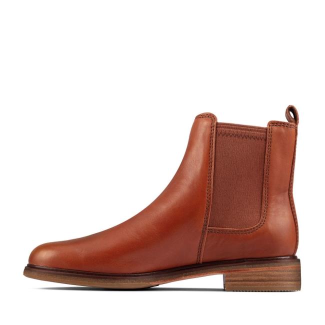 Botki Damskie Clarks Clarkdale Arlo Brązowe | CLK174RYS