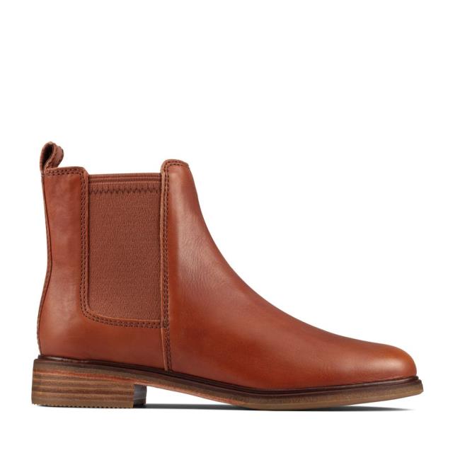 Botki Damskie Clarks Clarkdale Arlo Brązowe | CLK174RYS