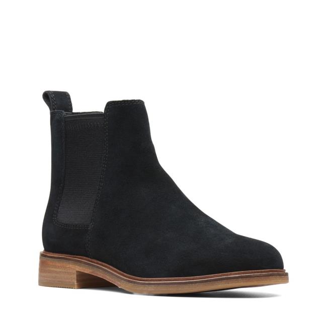 Botki Damskie Clarks Clarkdale Arlo Czarne | CLK513SEO