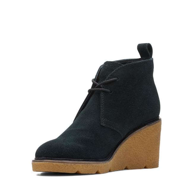 Botki Damskie Clarks Clarkford DBT Czarne | CLK315XSV