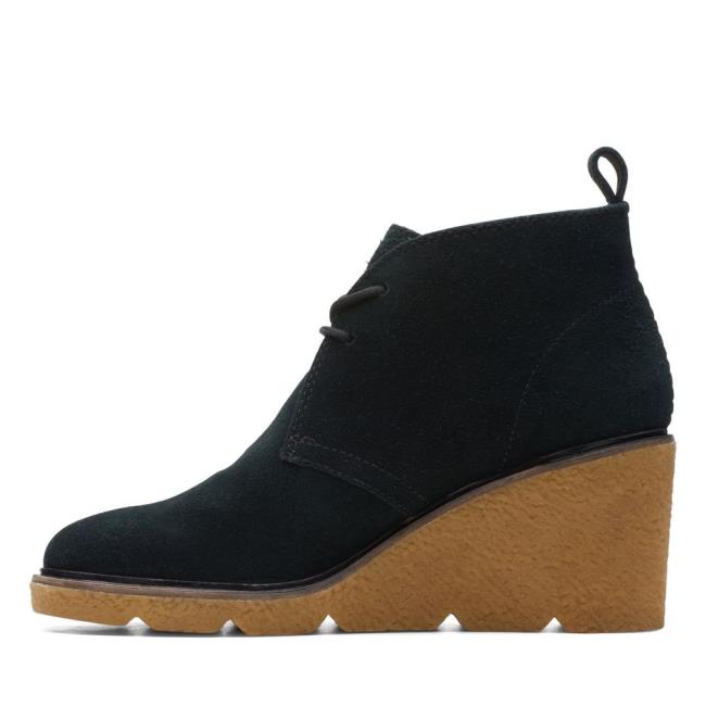 Botki Damskie Clarks Clarkford DBT Czarne | CLK315XSV