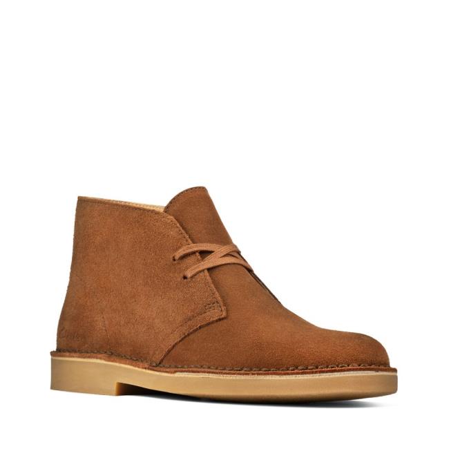 Botki Damskie Clarks Desert Boot 2 Ciemny Brązowe | CLK795CMP