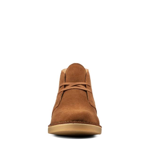 Botki Damskie Clarks Desert Boot 2 Ciemny Brązowe | CLK795CMP