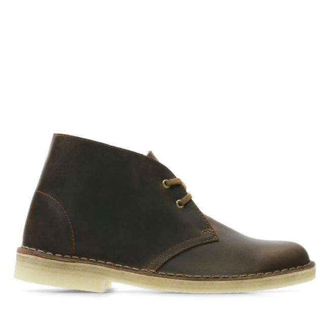 Botki Damskie Clarks Desert Boot Brązowe | CLK591BPA