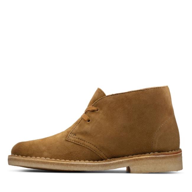 Botki Damskie Clarks Desert Boot Brązowe | CLK687RGN