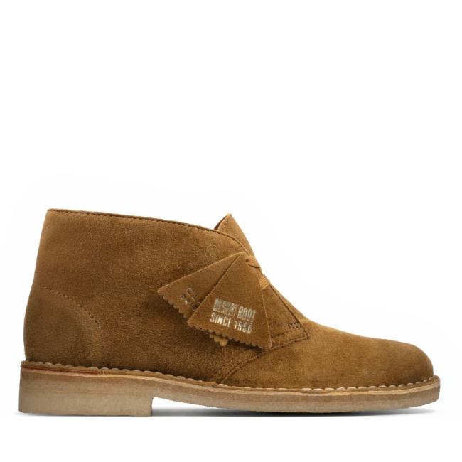 Botki Damskie Clarks Desert Boot Brązowe | CLK687RGN