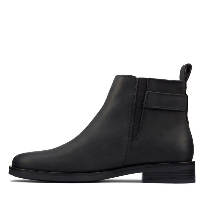 Botki Damskie Clarks Memi Lo Czarne | CLK207OGK