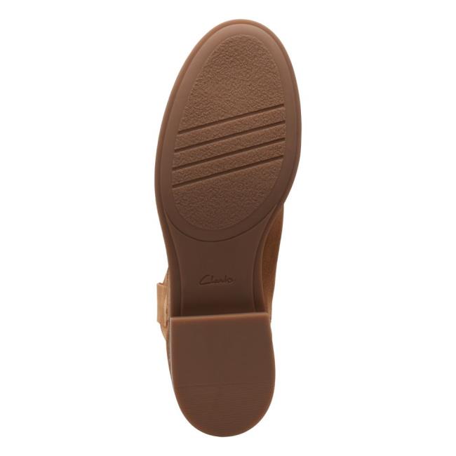 Botki Damskie Clarks Memi Mid Brązowe | CLK213WJG