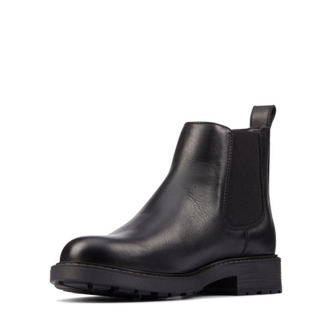 Botki Damskie Clarks Orinoco2 Lane Czarne | CLK074YHE