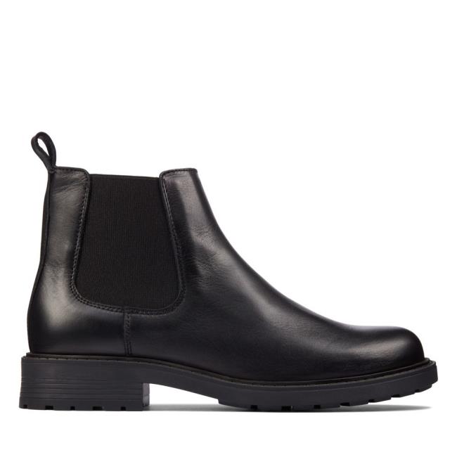 Botki Damskie Clarks Orinoco2 Lane Czarne | CLK074YHE