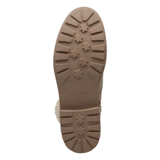 Botki Damskie Clarks Orinoco2 Warm Beżowe | CLK631PBR