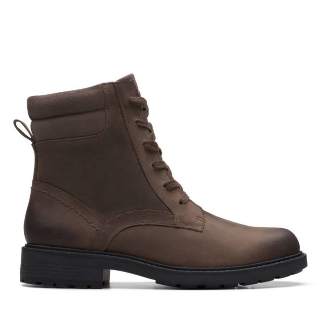 Botki Damskie Clarks Orinoco 2 Spice Ciemny Brązowe | CLK784OBI