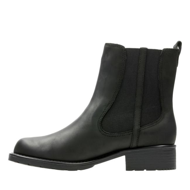 Botki Damskie Clarks Orinoco Club Czarne | CLK815XVD