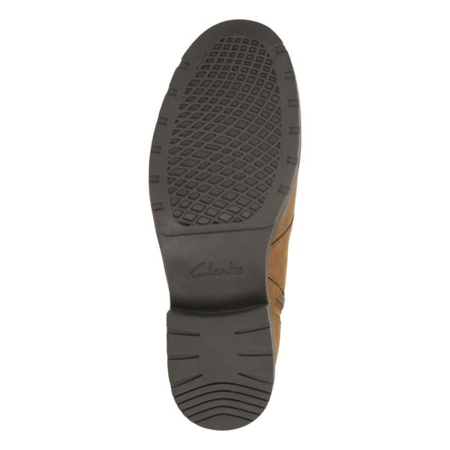 Botki Damskie Clarks Orinoco Spice Brązowe | CLK746WQN