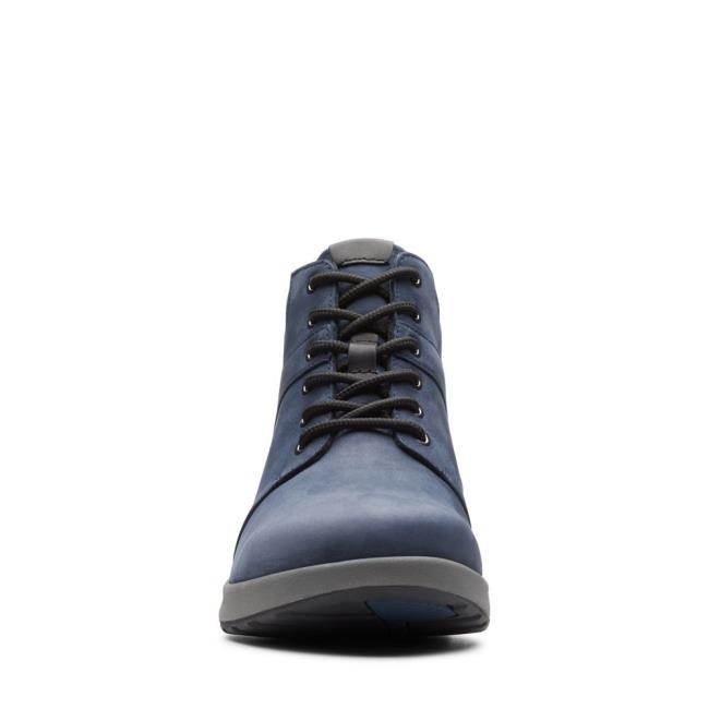 Botki Damskie Clarks Un Adorn Walk Granatowe | CLK682ADH