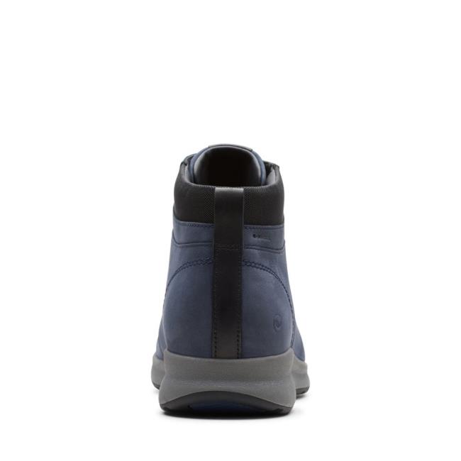 Botki Damskie Clarks Un Adorn Walk Granatowe | CLK682ADH