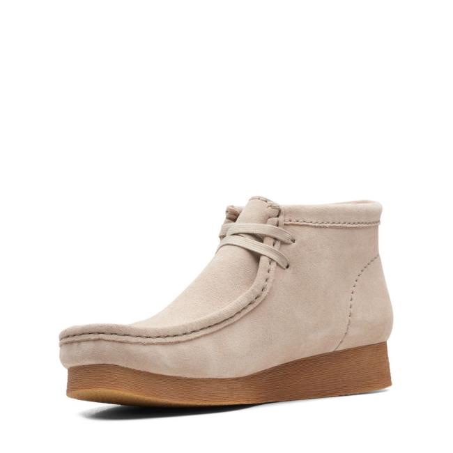 Botki Damskie Clarks Wallabee Boot 2 Brązowe | CLK147FUW