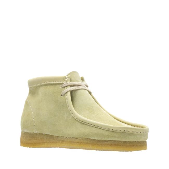 Botki Damskie Clarks Wallabee Boot Brązowe | CLK670JAB