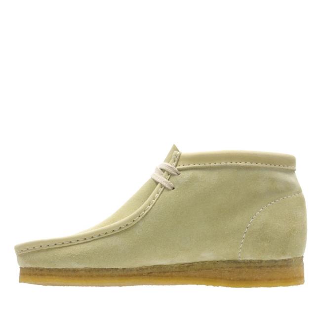 Botki Damskie Clarks Wallabee Boot Brązowe | CLK670JAB