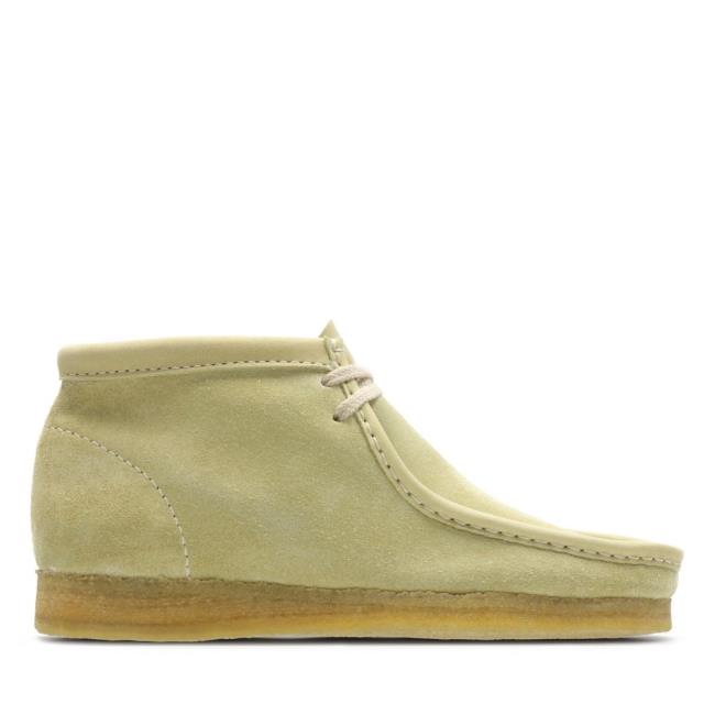 Botki Damskie Clarks Wallabee Boot Brązowe | CLK670JAB