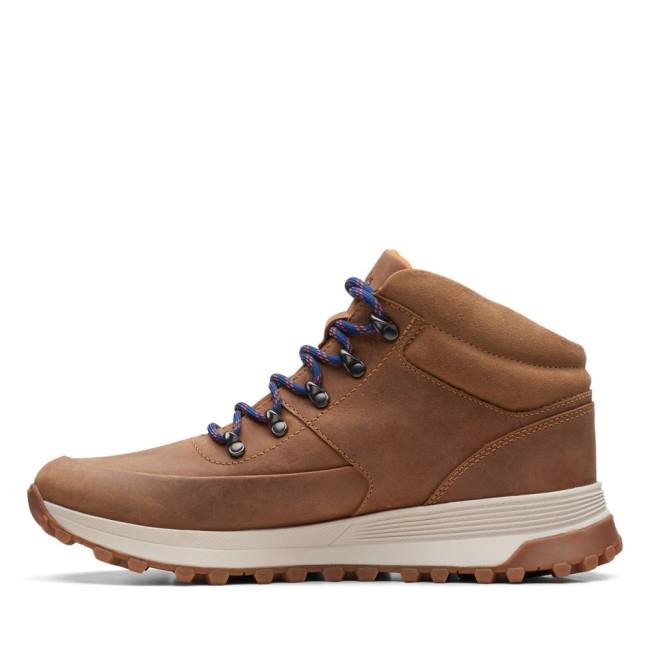 Botki Męskie Clarks ATL Trek Mid Brązowe | CLK764JRF