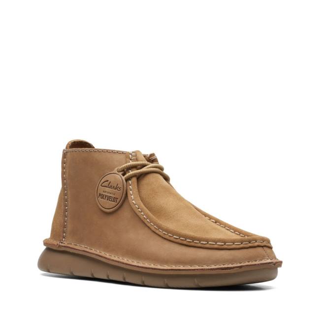 Botki Męskie Clarks Colehill Wally Brązowe | CLK793LXE