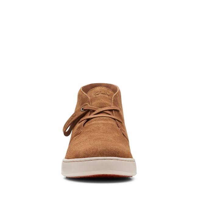 Botki Męskie Clarks Court Lite Desert Brązowe | CLK739VWY