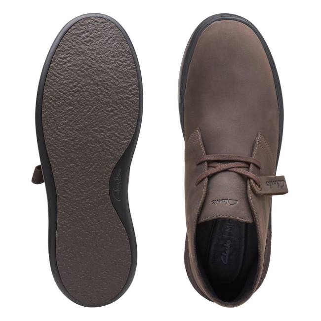 Botki Męskie Clarks Court Lite Desert Ciemny Brązowe | CLK324ZNW