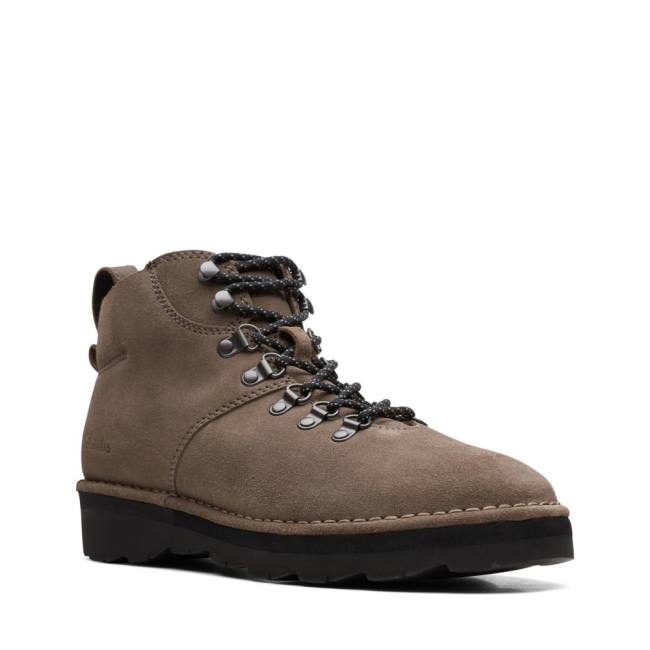 Botki Męskie Clarks Craftdale Hike Szare | CLK287PXO