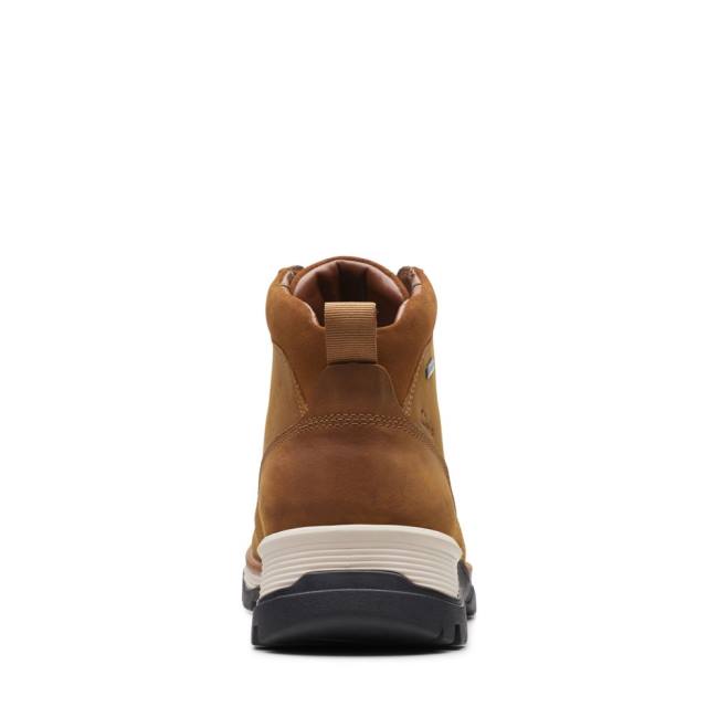 Botki Męskie Clarks Topton Mid GORE-TEX Brązowe | CLK390VPX