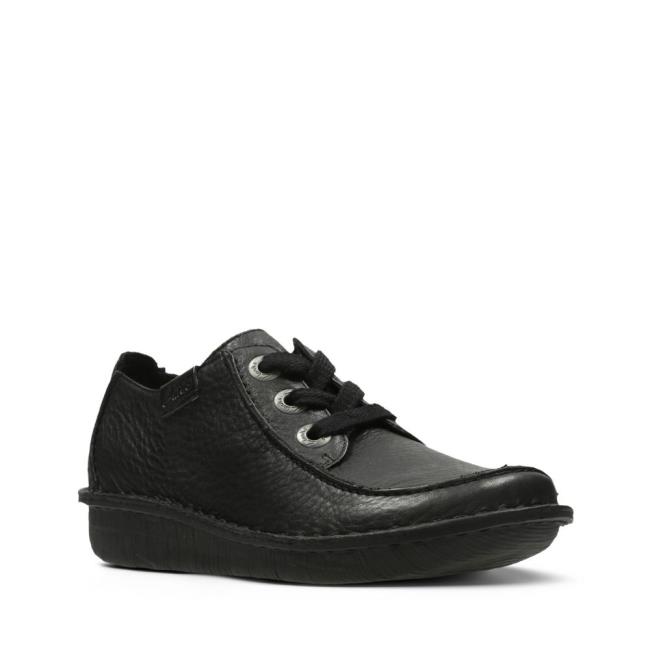 Buty Brogue Damskie Clarks Funny Dream Czarne | CLK065EHZ