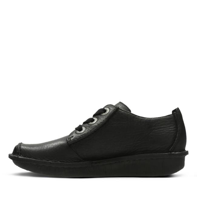 Buty Brogue Damskie Clarks Funny Dream Czarne | CLK065EHZ