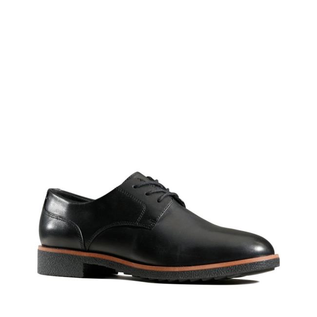 Buty Brogue Damskie Clarks Griffin Lane Czarne | CLK831HRO