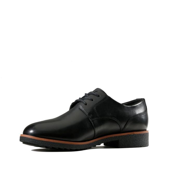 Buty Brogue Damskie Clarks Griffin Lane Czarne | CLK831HRO