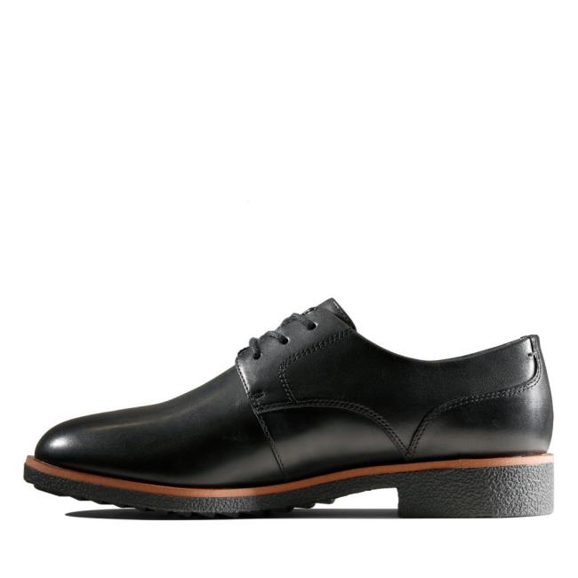 Buty Brogue Damskie Clarks Griffin Lane Czarne | CLK831HRO