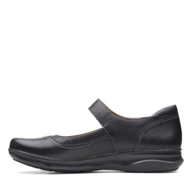 Czarne Buty Damskie Clarks Appley Walk Czarne | CLK748KHW