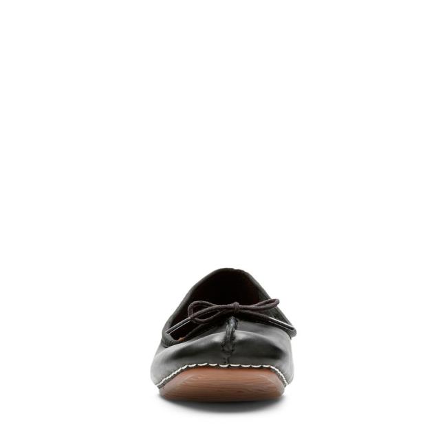 Czarne Buty Damskie Clarks Freckle Ice Czarne | CLK379TLK