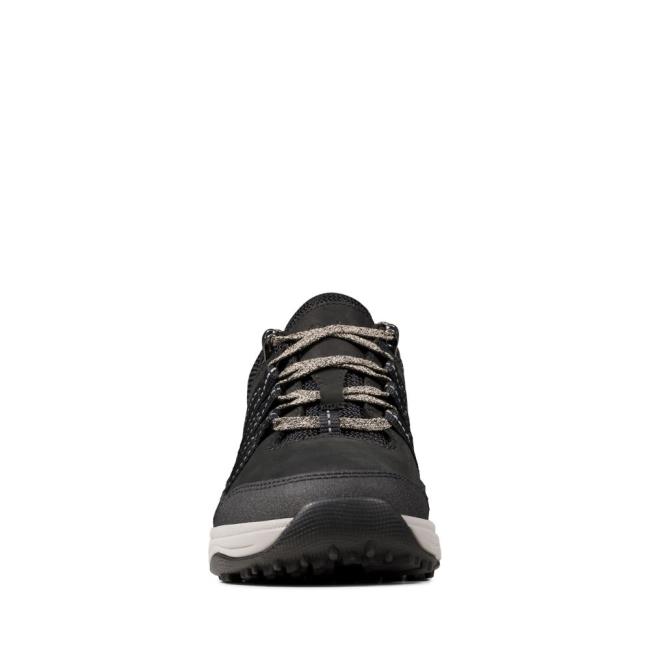 Czarne Buty Damskie Clarks Tri Path Lo Czarne | CLK325MEC