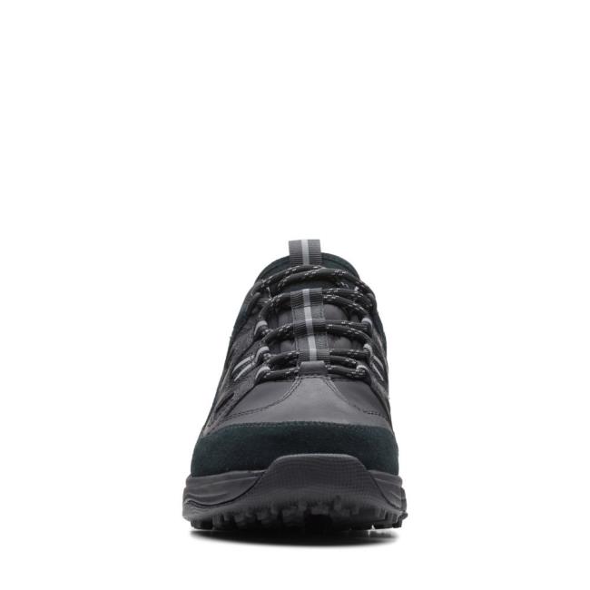 Czarne Buty Damskie Clarks Tri Path SprtGTX Czarne | CLK231DUE