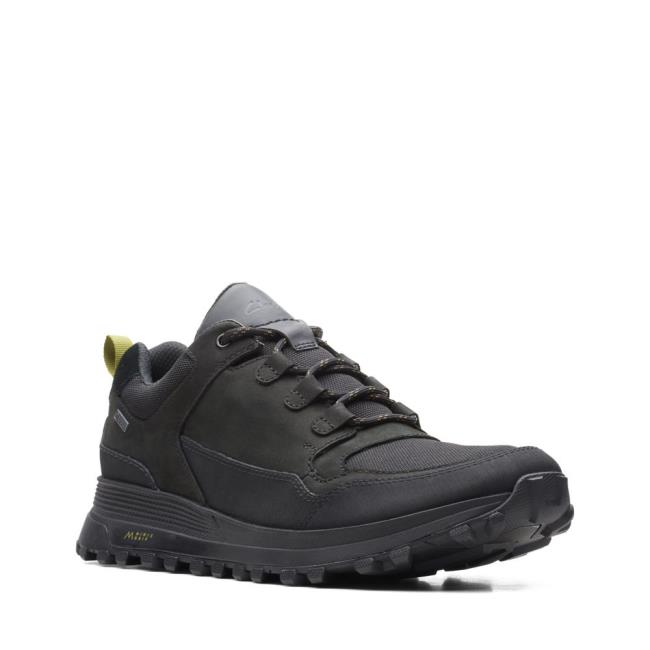 Czarne Buty Męskie Clarks ATL Trek Lo GORE-TEX Czarne | CLK160FZN