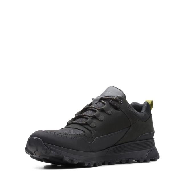 Czarne Buty Męskie Clarks ATL Trek Lo GORE-TEX Czarne | CLK160FZN