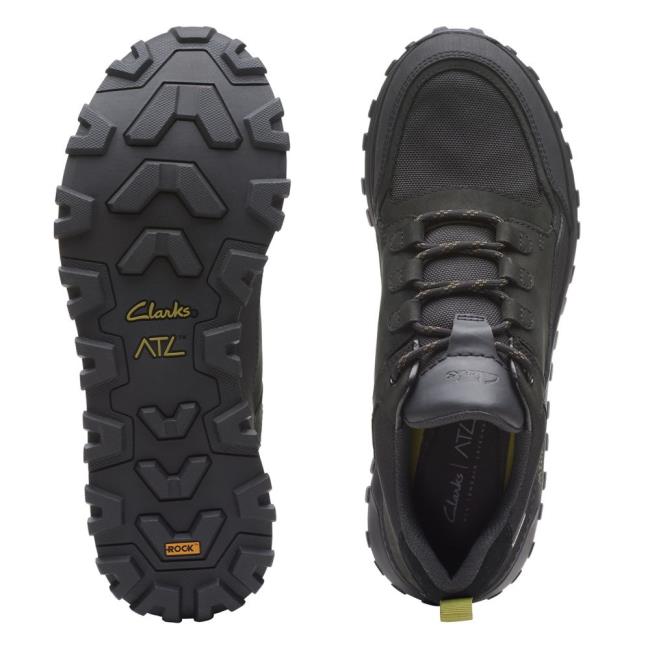 Czarne Buty Męskie Clarks ATL Trek Lo GORE-TEX Czarne | CLK160FZN