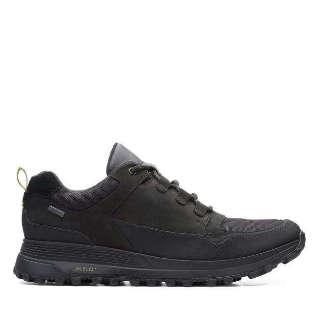 Czarne Buty Męskie Clarks ATL Trek Lo GORE-TEX Czarne | CLK160FZN