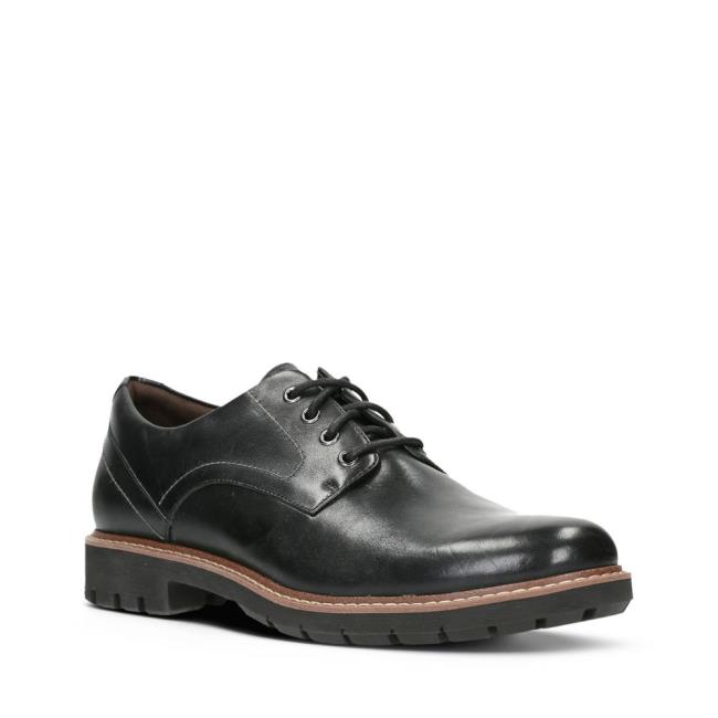 Czarne Buty Męskie Clarks Batcombe Hall Czarne | CLK894RDC