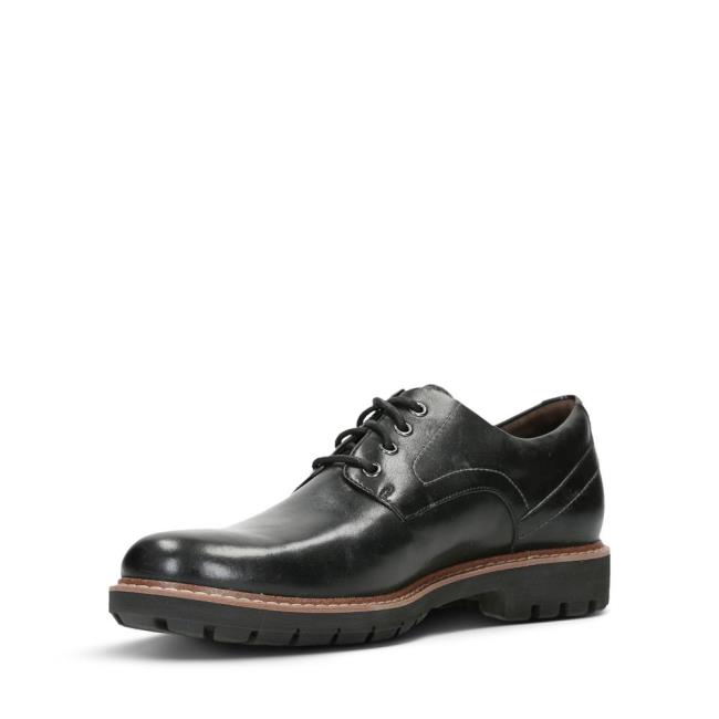 Czarne Buty Męskie Clarks Batcombe Hall Czarne | CLK894RDC