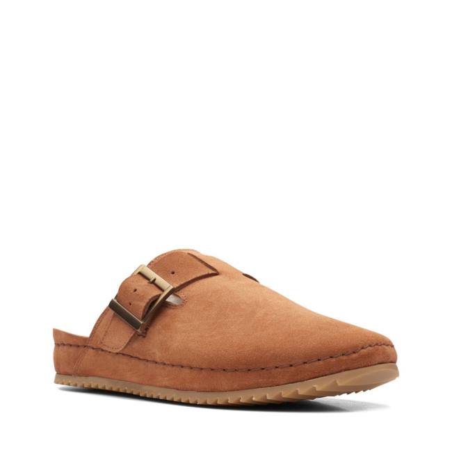 Kapcie Damskie Clarks Brookleigh Mule Brązowe | CLK280VXB