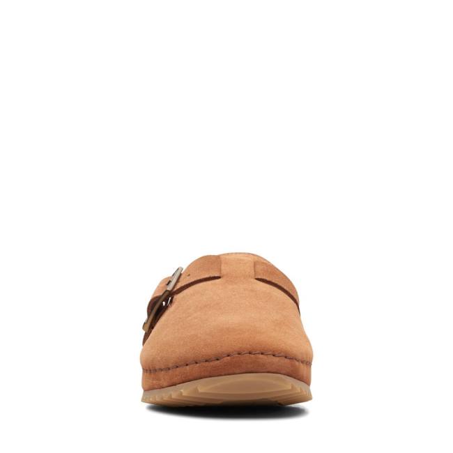 Kapcie Damskie Clarks Brookleigh Mule Brązowe | CLK280VXB